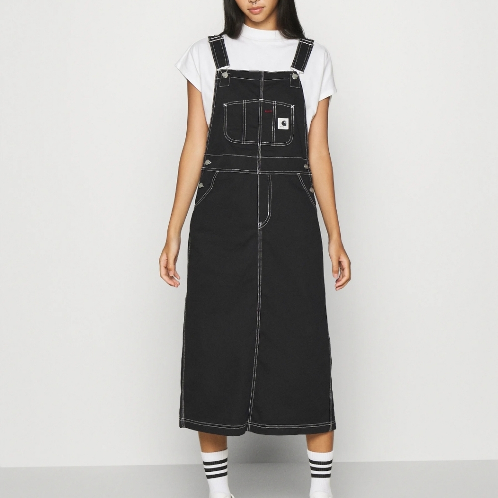 Carhartt VIP Rubbit Chic Denim Overall Dress sz S